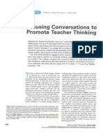 Maths -promoting conversations to promote teacher thinking