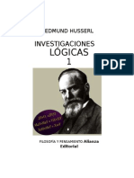 HUSSERL - Investigaciones Lógicas I