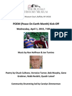 Peace On Earth Month (POEM) 2015 Kick-Off Party (2015-04-01)