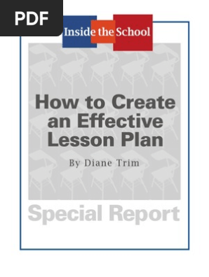 How to Create Effective Lesson Plan
