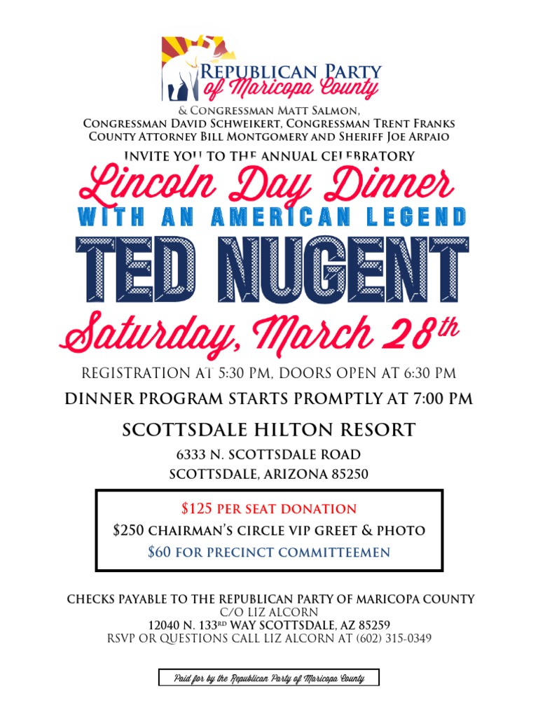 Maricopa County Republicans Invitation | PDF