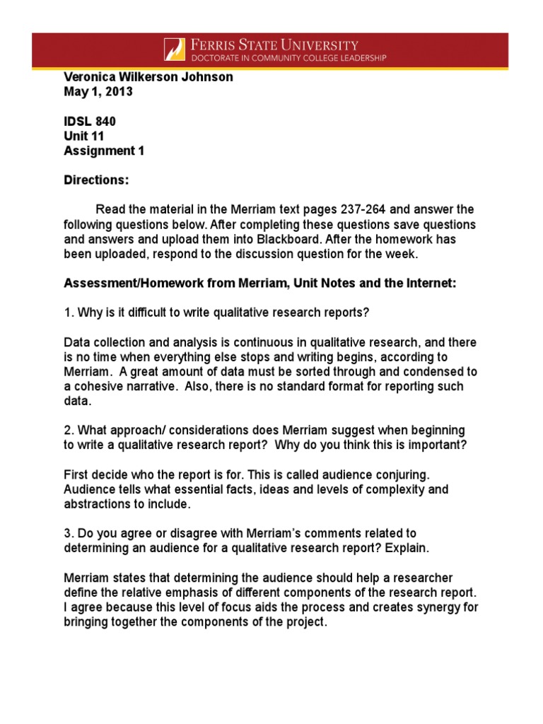 State the components of a research report