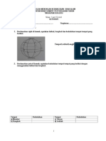 Pentaksiran Pertengahan Tahun Geo Tingkatan 2