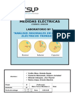 ANÁLISIS FASORIALES EN CIRCUITOS ELÉCTRICOS TRIFÁSICOS