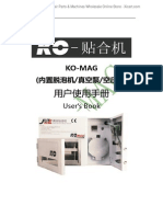 KO-MAG Instruction Manual - Vacuum Laminating Machine