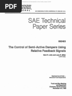 The Control of Semi-Active Dampers Using Relative Control