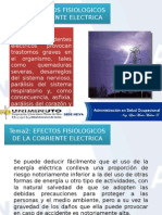 Tema 2 Efectos Fisiologicos de La Electricidad