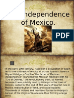 The Independence of Mexico
