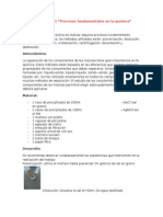 Practica No. 3 "Procesos Fundamentales en La Química"