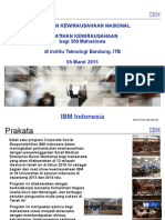 IBM SME ITB - Pelatihan Kewirausahaan Institutre Teknology Bandung ITB