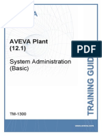 TM-1300 AVEVA Plant (12.1) System Administration (Basic) Rev 3.0