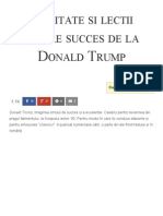 50 Citate Si Lectii Despre Succes Din Viata Lui Donald Trump