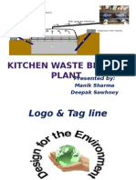 Kitchen Waste Bio Gas Plant: Presented by