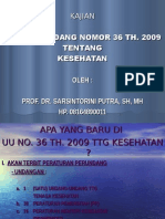 Uu Kesehatan 2009 Kajian 2