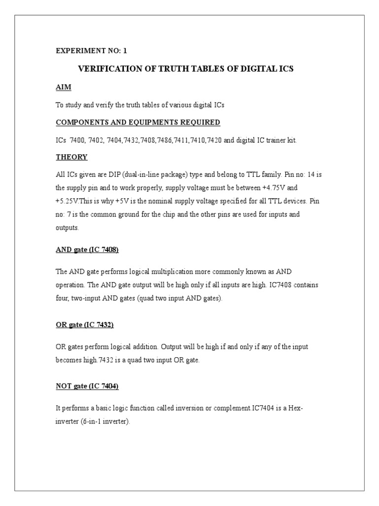 Digital Electronics Lab Manual PDF Digital Electronics Electronic