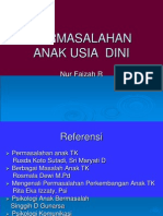 Permasalahan Anak Usia Dini