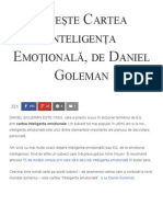 Citește Cartea Inteligența Emoțională, De Daniel Goleman - Florin Roșoga