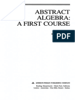 Good Must Read O Saracino Abstract Algebra A First Course PDF