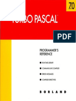 Turbo Pascal Version 7.0 Programmers Reference 1992