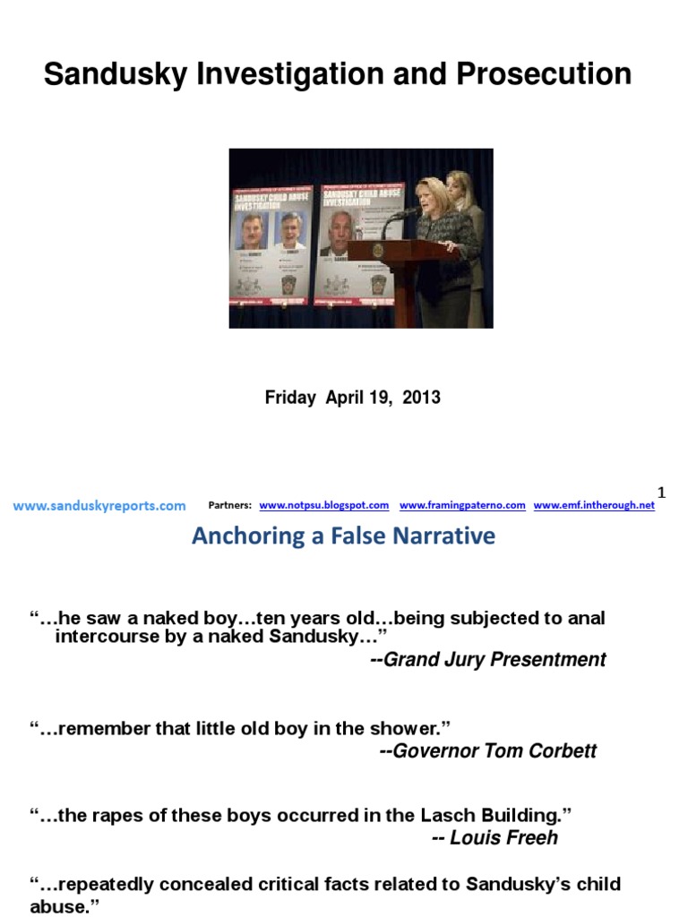 Sandusky Investigation Timeline – IVNOJ