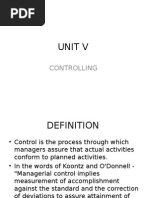 UNIT V Pom