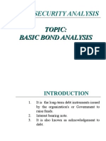 Basic Bonds Analysis