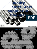 Stainless Steel Supplier in Chennai