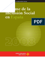 Informe de La Inclusión Social en España 2008