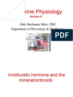 ADH and Mineralocorticoids Regulation