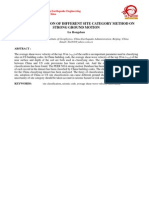 Characterization of Different Site Category Method On Strong Ground Motion