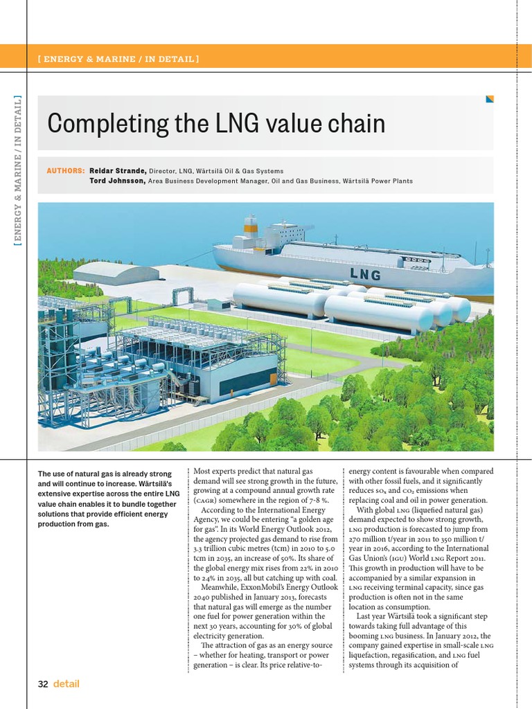 Completing The LNG Value Chain | PDF | Liquefied Natural Gas | Natural Gas