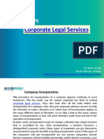 Corporate Legal Services - Accuprosys
