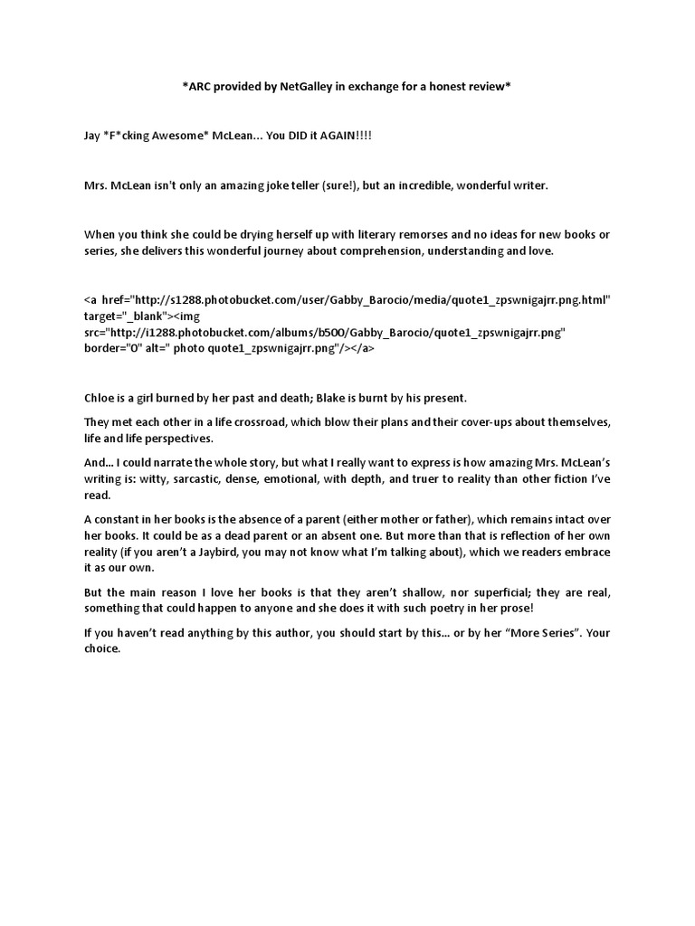 Jay McLean's Emotional Journey | PDF