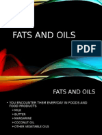 Fats and Oils