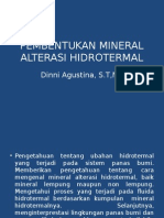 Kuliah 3 Pembentukan Dan Teknik Identifikasi Mineral Alterasi Hidrotermal