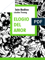 BADIOU, Alain - Elogio Del Amor [PDF]