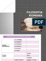 FILOSOFIA ROMANA ANTIGUA