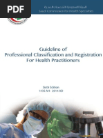 SCFHS Certification and Re-classification Guide | PDF | Licensure ...