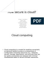 How Secure Is Cloud