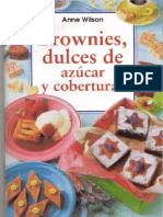 Brownies, Dulces de Azúcar y Coberturas - Anne Wilson