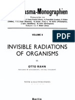 Invisible Radiations of Organisms by Otto Rahn