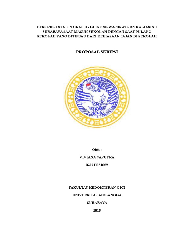 Status Kebersihan Gigi Siswa SDN Kaliasin | PDF