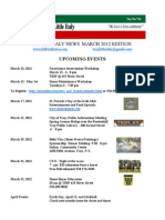 March Newsletter 2012