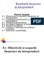 Tema 8 Rezultatele Financiare