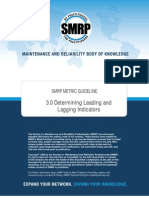 SMRP GUIDELINE 3.0 Determining Leading and Lagging Indicators