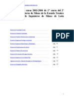 Examenes Finales Ingeniría de Minas - Año 2004