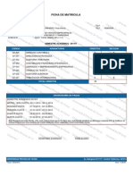 Ficha de Matricula