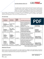 Job Description - Placements 2014-2015