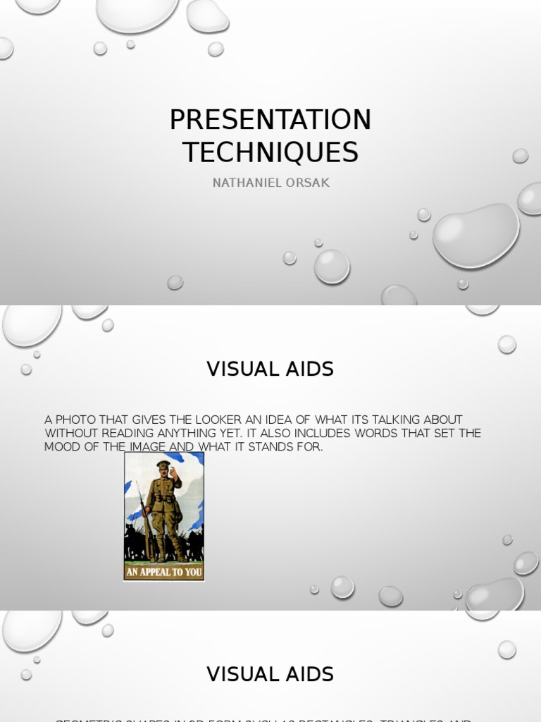 Presentation Techniques | PDF | Career & Growth | Home & Garden