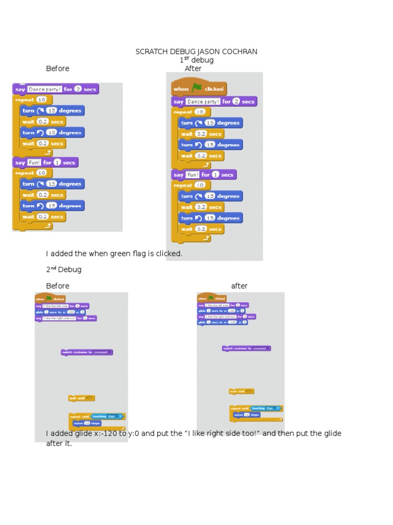 Scratch Debug | PDF | Self-Improvement